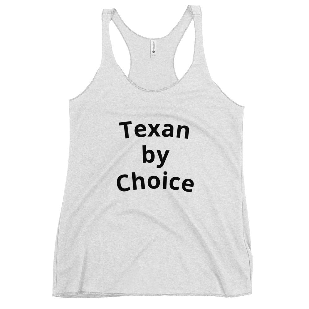 Texan by choice Women's Tank Top - Texy Pride