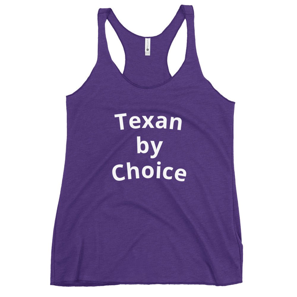 Texan by choice Women's Tank Top - Texy Pride
