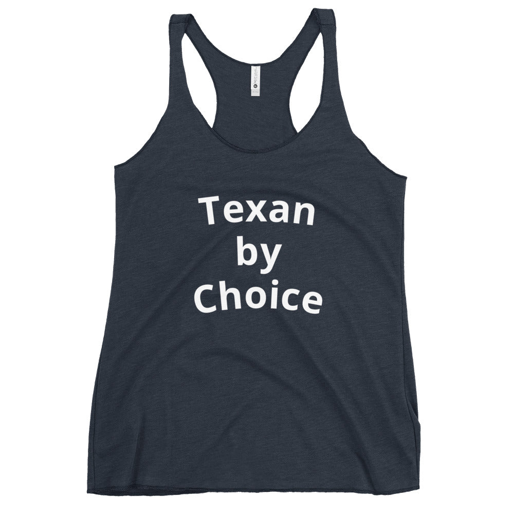 Texan by choice Women's Tank Top - Texy Pride
