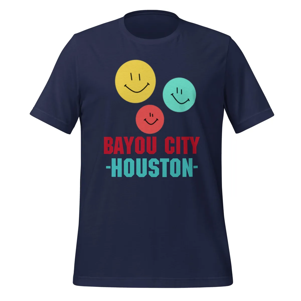 Bayou City Houston Tee in Navy