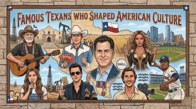Famous Texans Who Shaped American Culture