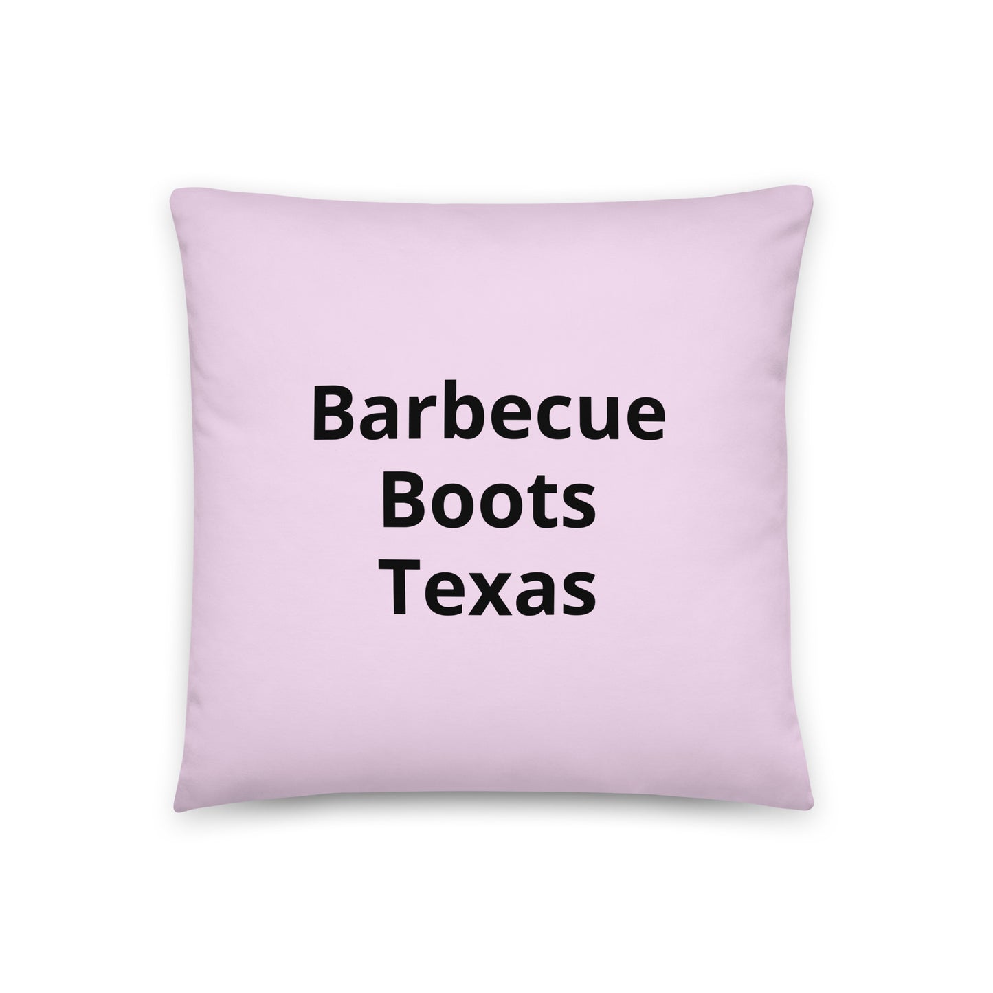 Barbecue, Boots, Texas Pillow