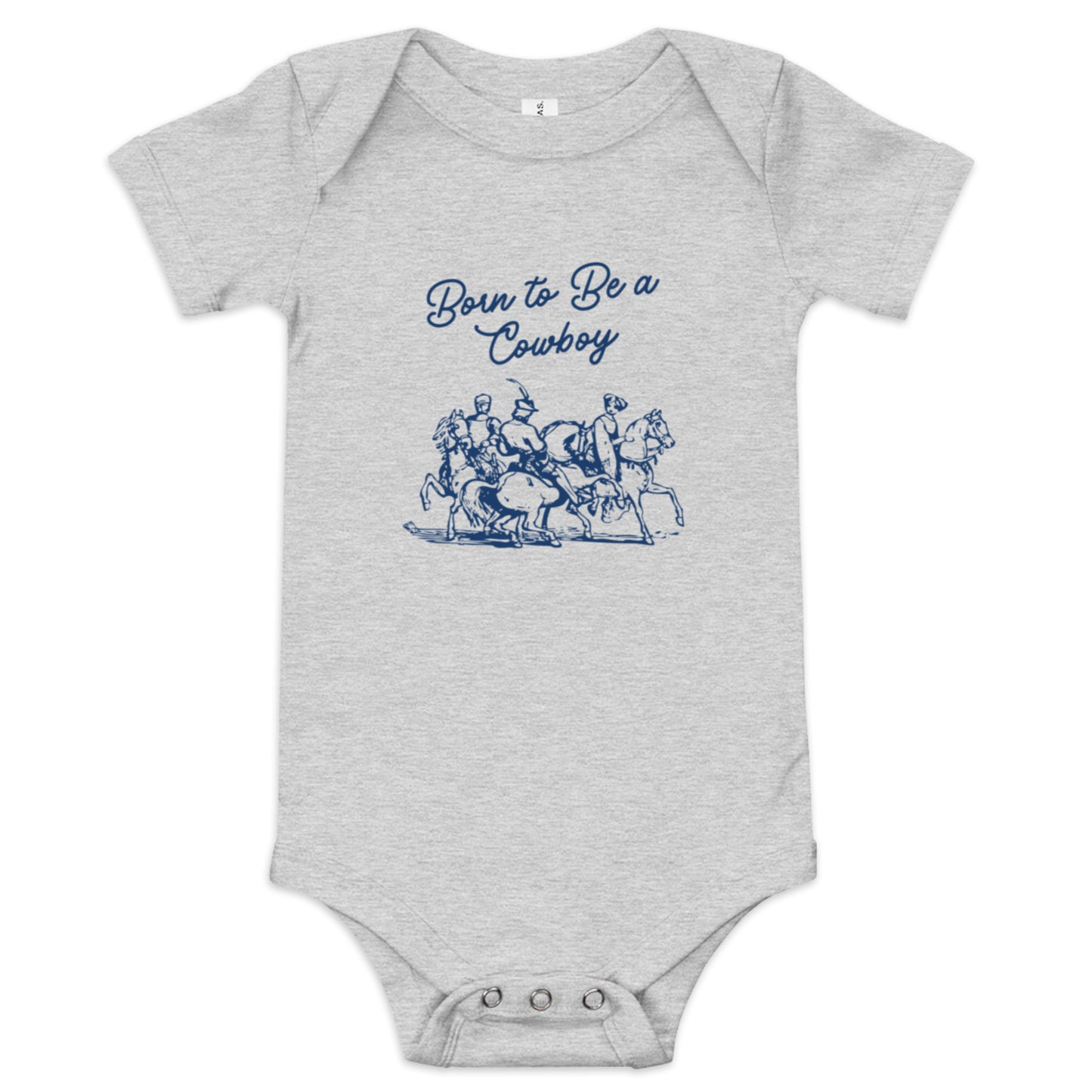 Born to be a cowboy Baby Onesie