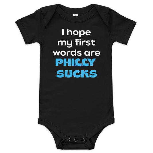 First Words Baby Onesie