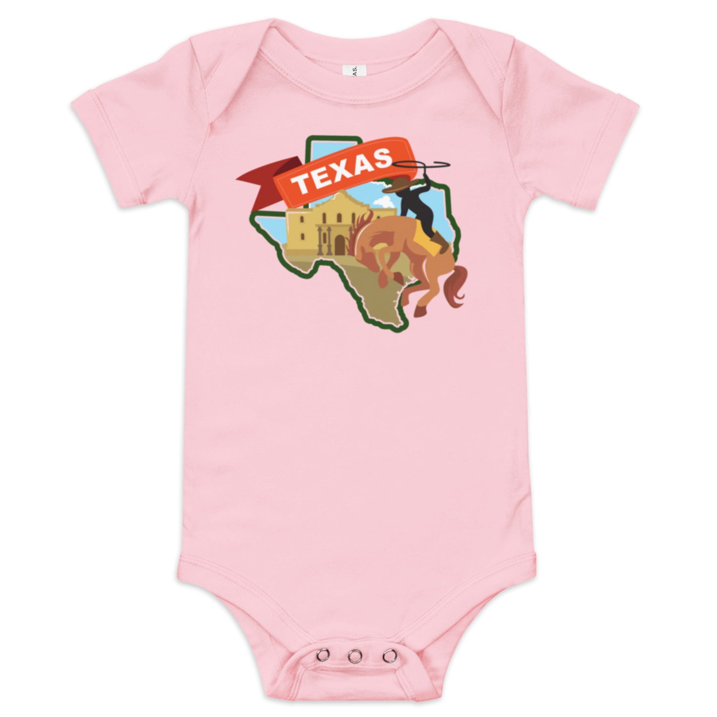 Texas Map Baby Onesie