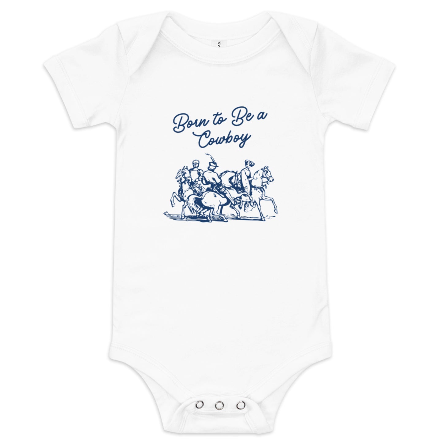 Born to be a cowboy Baby Onesie