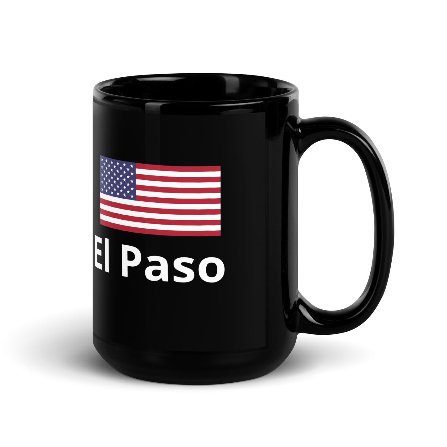 El Paso Black Glossy Mug