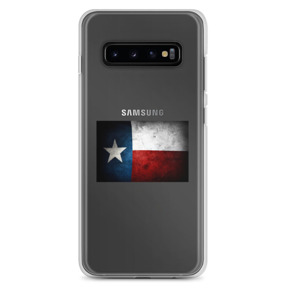 Texas Flag Clear Case for Samsung