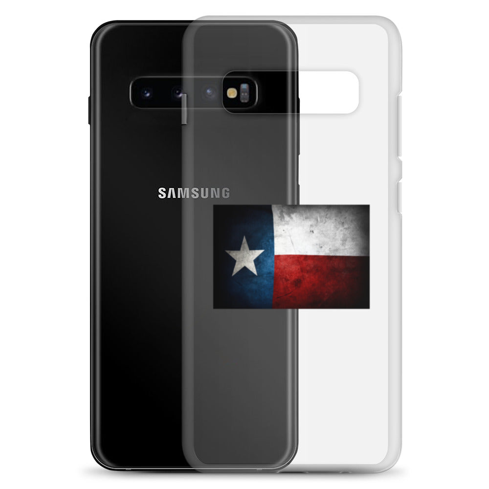 Texas Flag Clear Case for Samsung