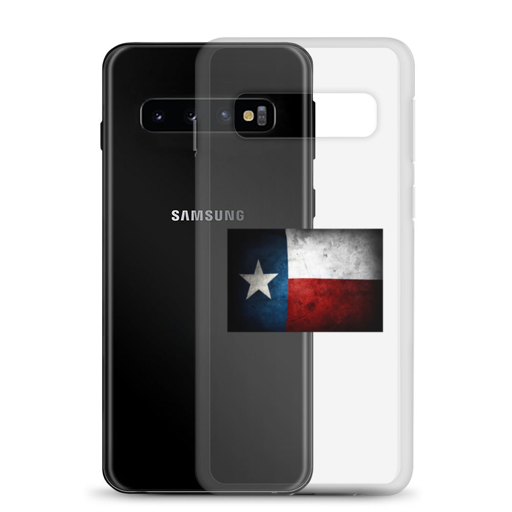 Texas Flag Clear Case for Samsung