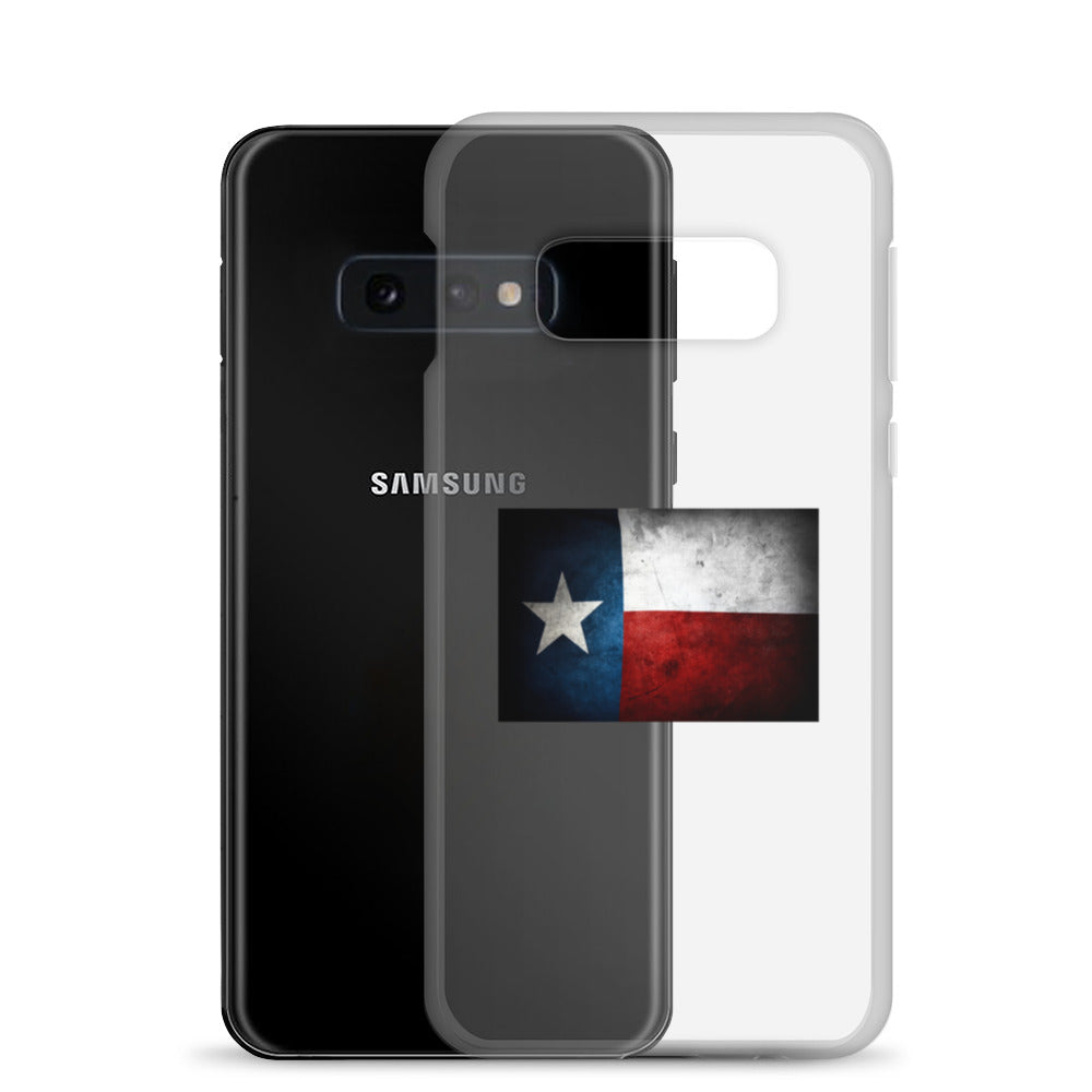 Texas Flag Clear Case for Samsung