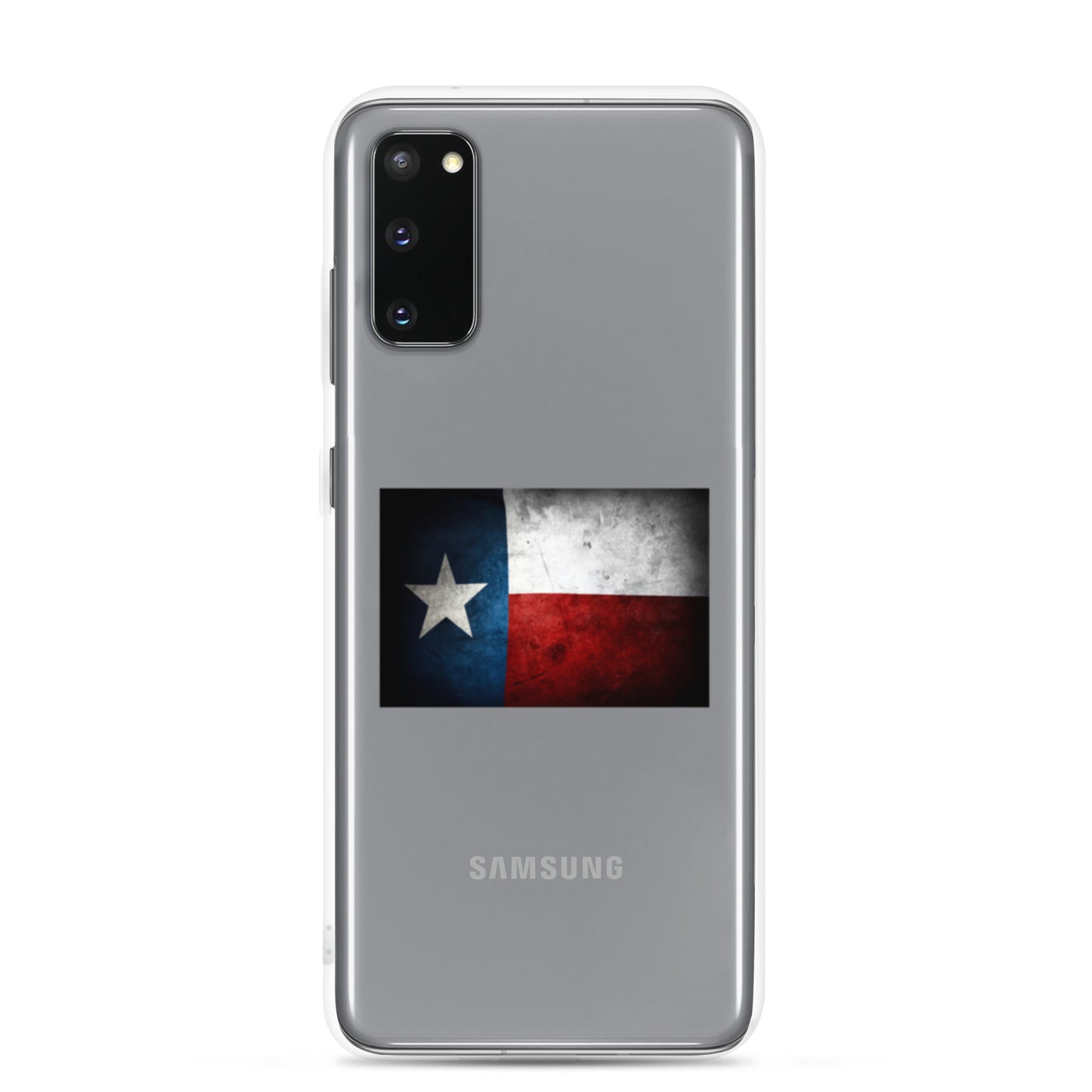 Texas Flag Clear Case for Samsung