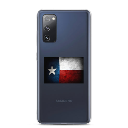 Texas Flag Clear Case for Samsung