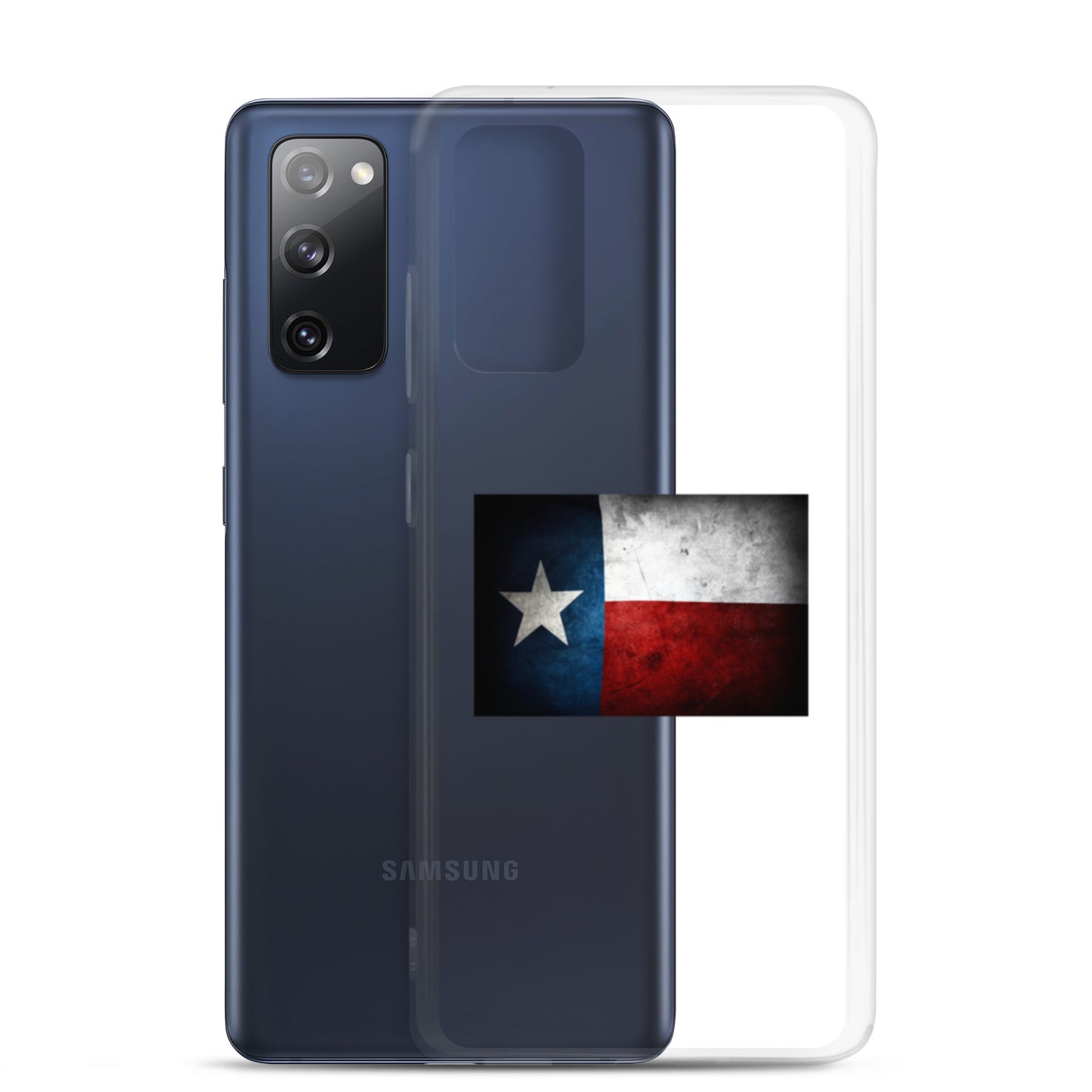 Texas Flag Clear Case for Samsung