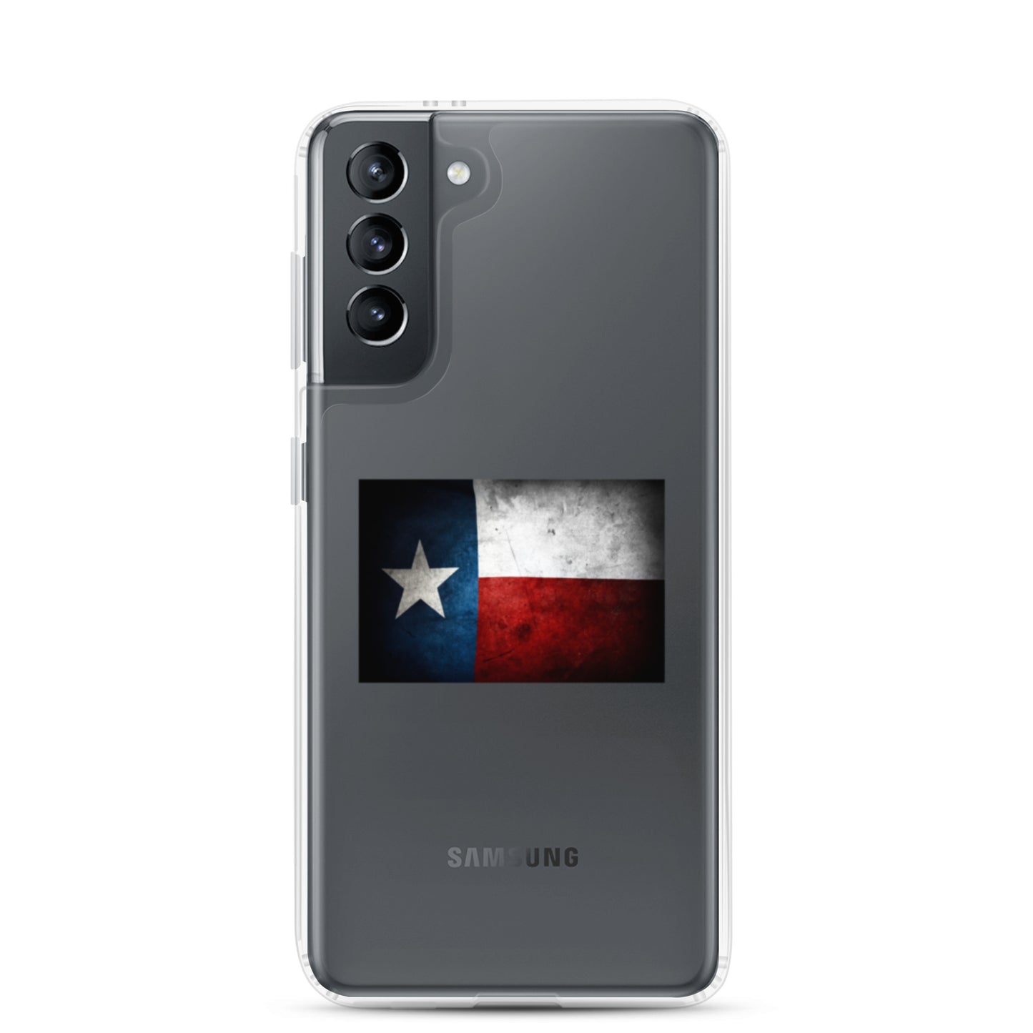 Texas Flag Clear Case for Samsung