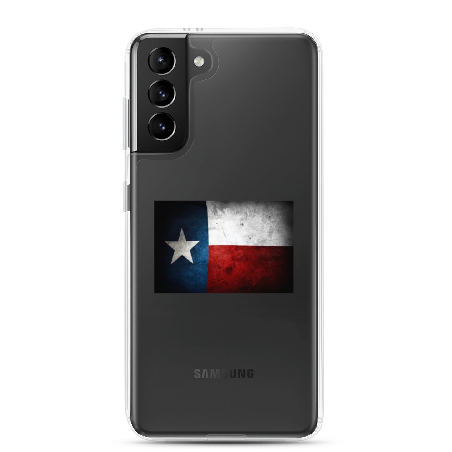 Texas Flag Clear Case for Samsung