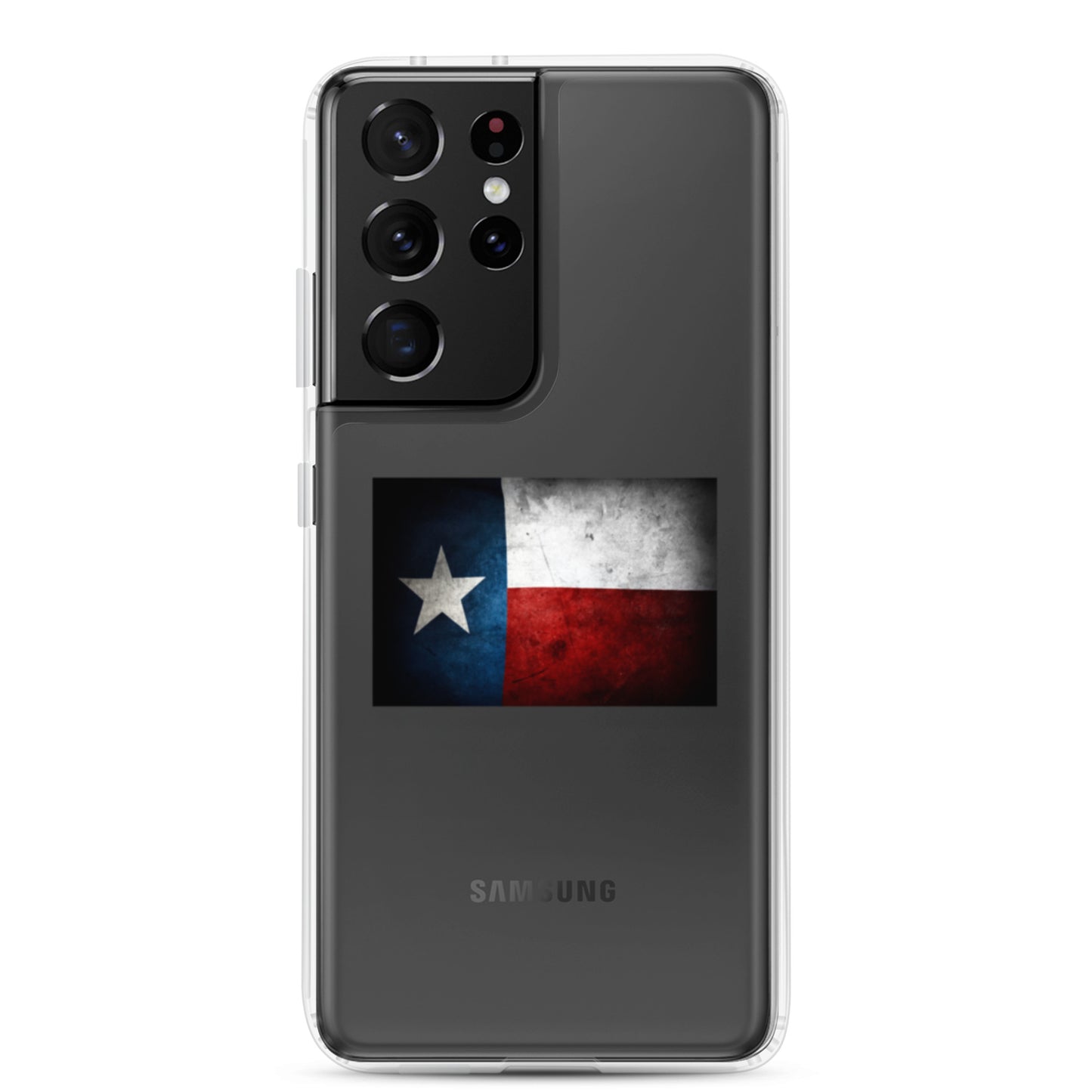 Texas Flag Clear Case for Samsung