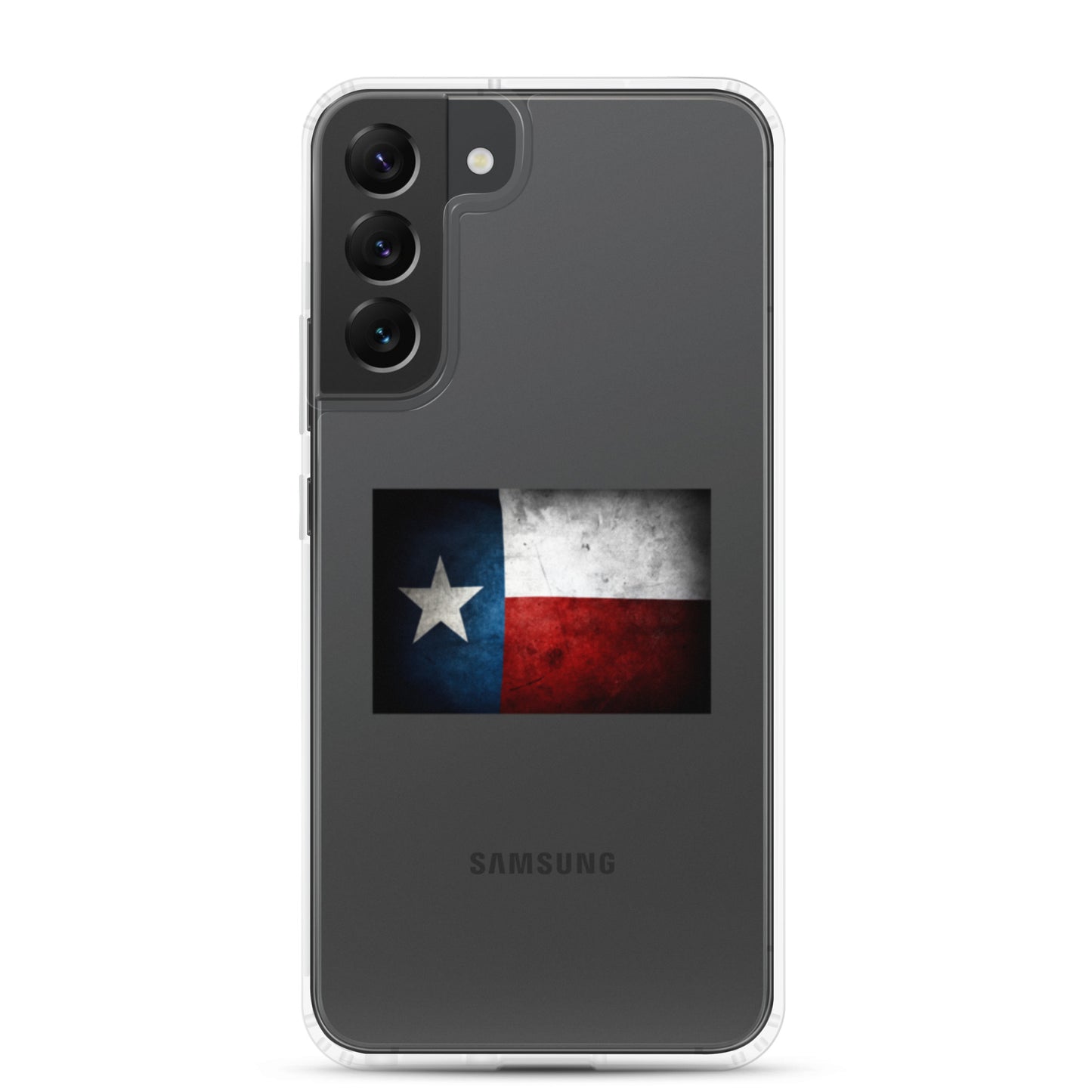 Texas Flag Clear Case for Samsung