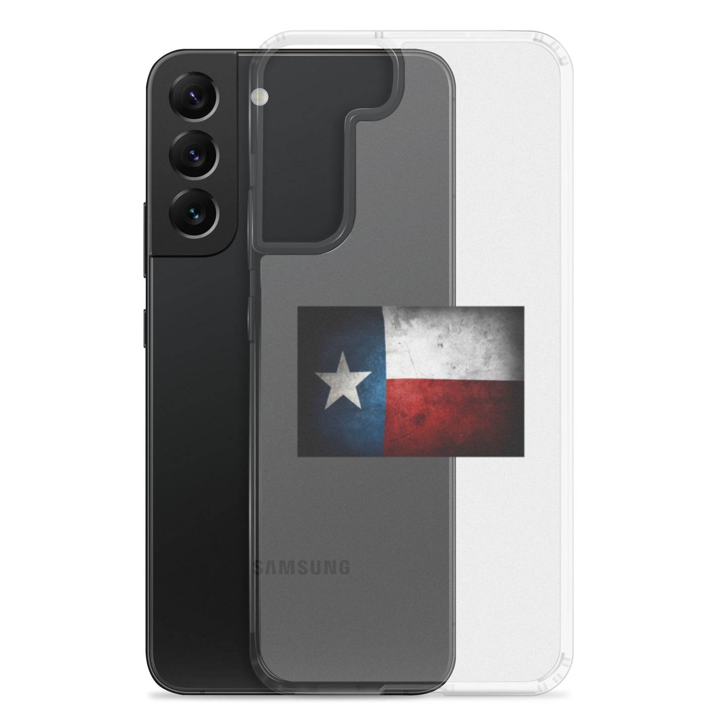 Texas Flag Clear Case for Samsung