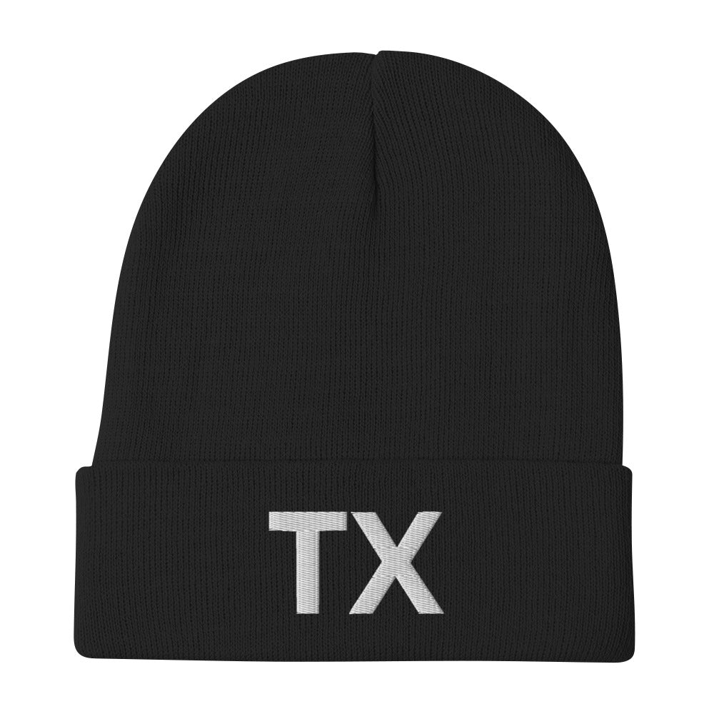 TX Embroidered Beanie