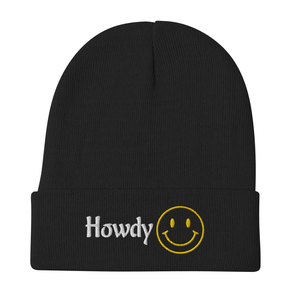 Howdy Embroidered Beanie