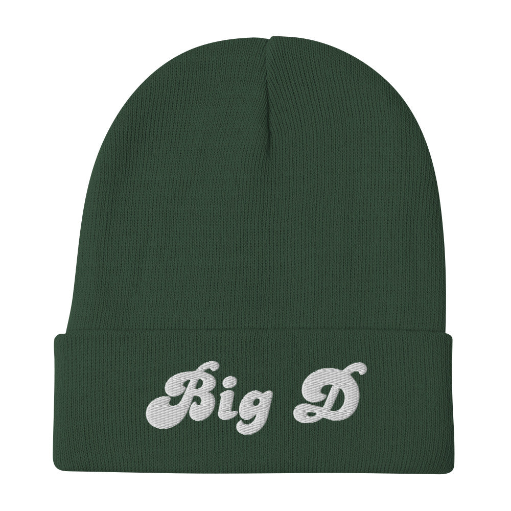 Big D Embroidered Beanie