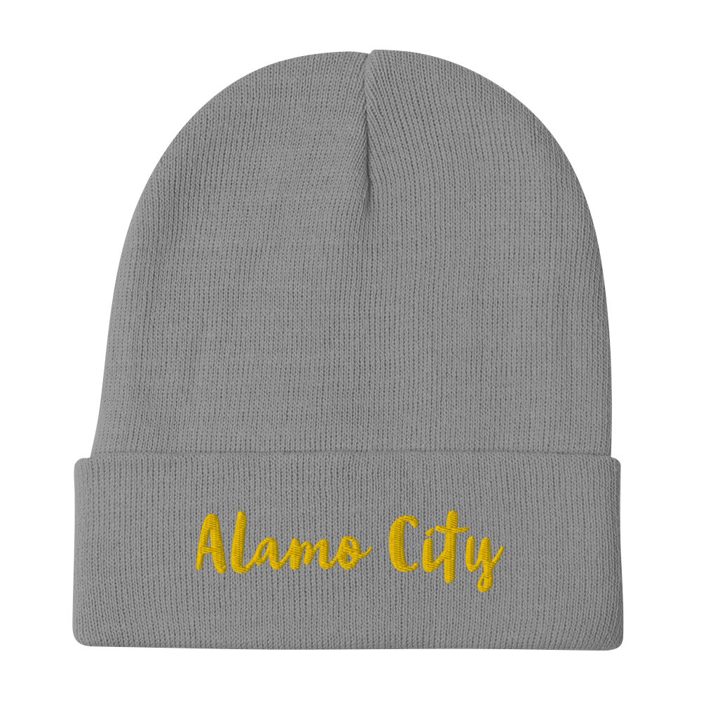 Alamo City Embroidered Beanie