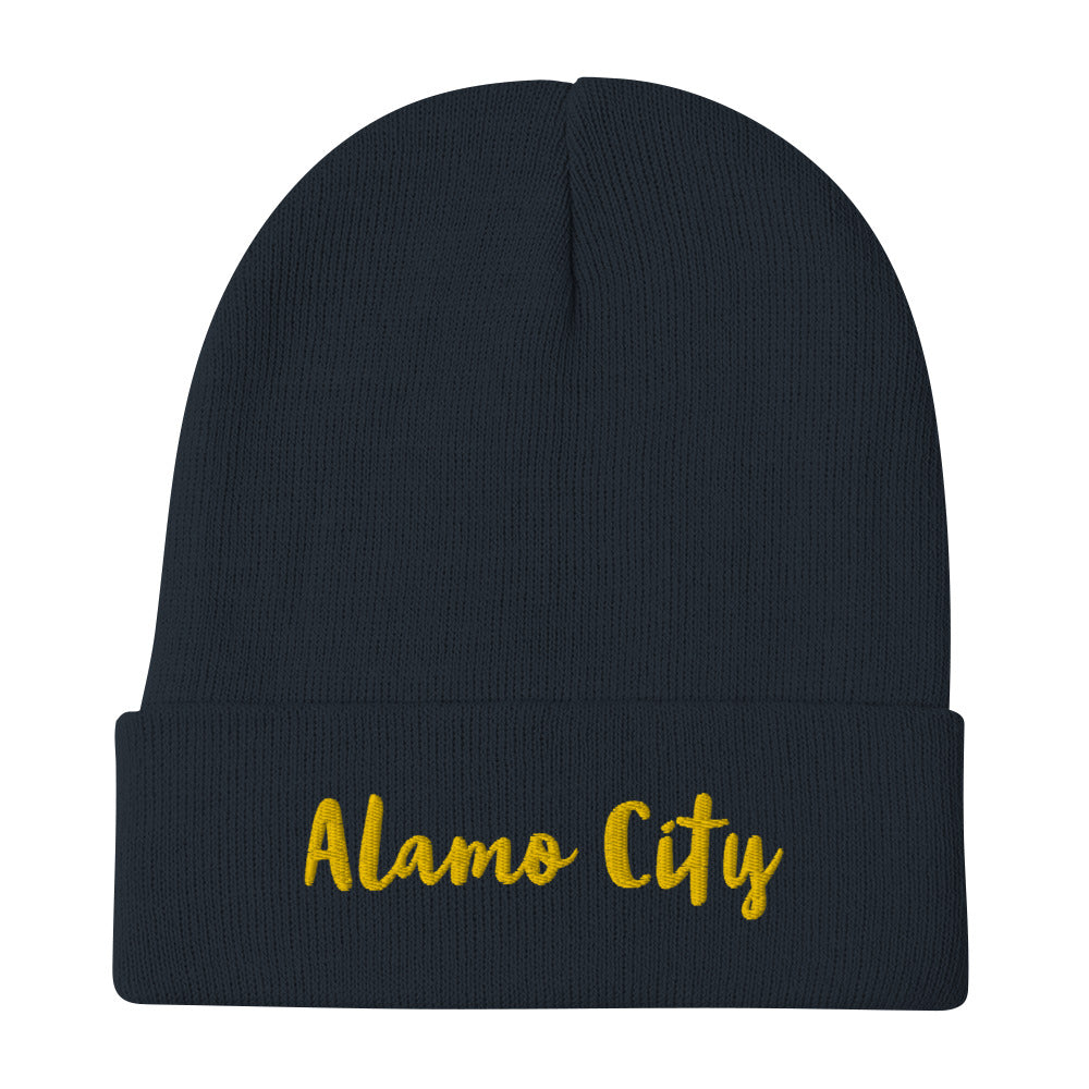 Alamo City Embroidered Beanie