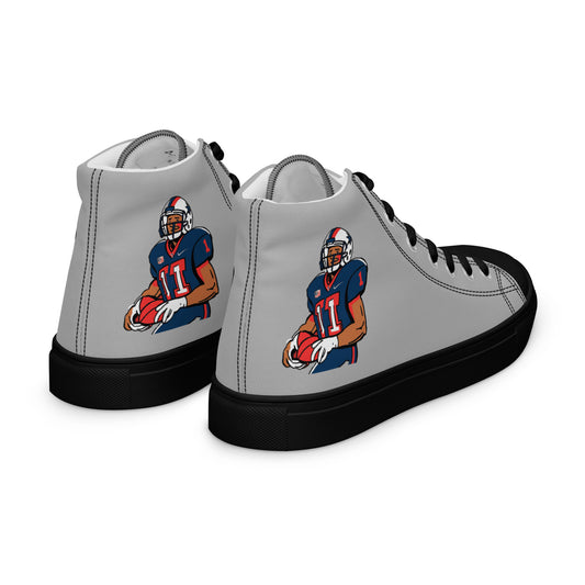 Texans Men’s high top canvas shoes - Texy Pride
