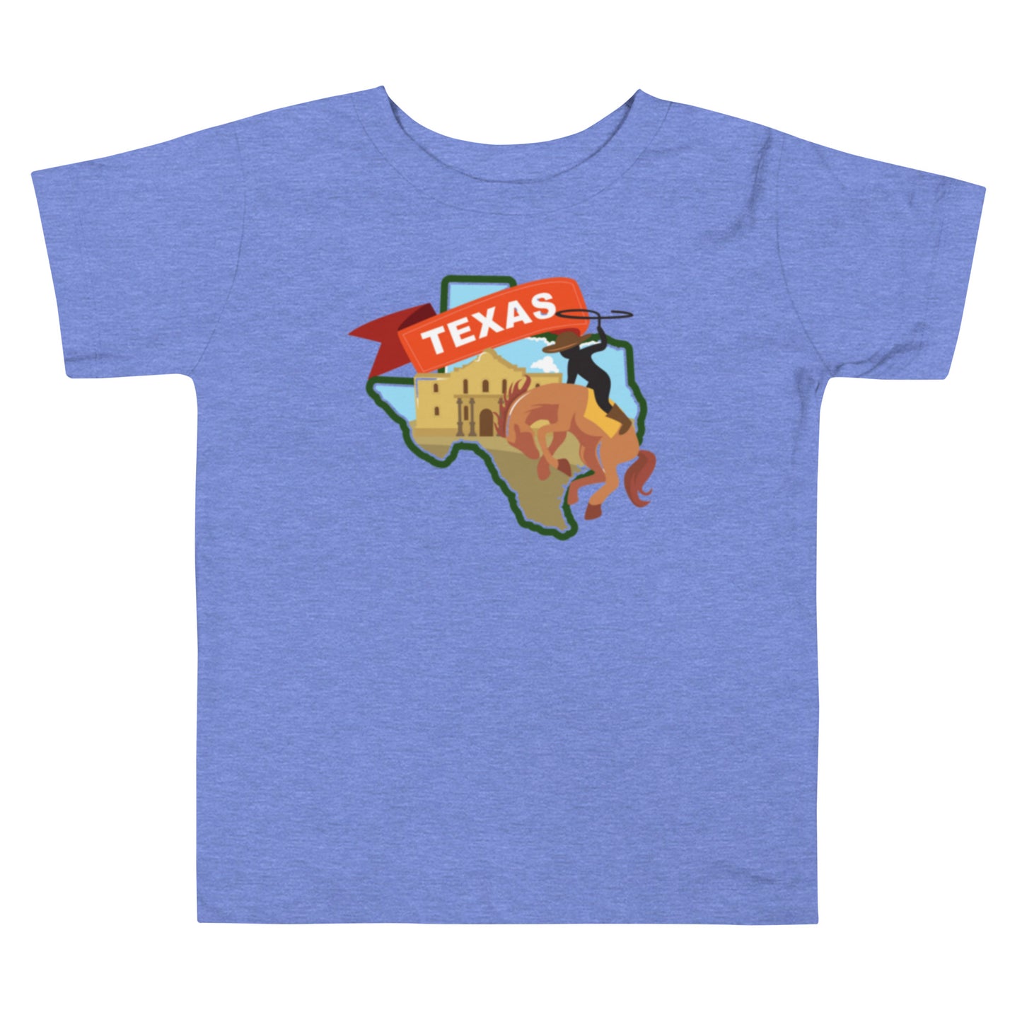 Texas Map Toddler Tee