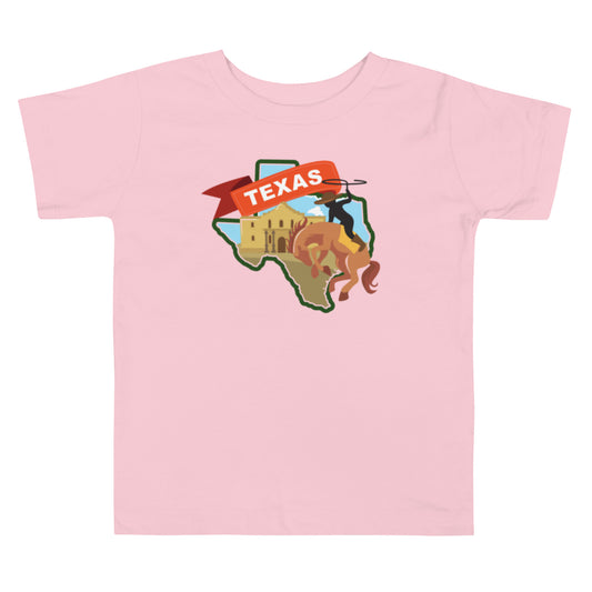 Texas Map Toddler Tee