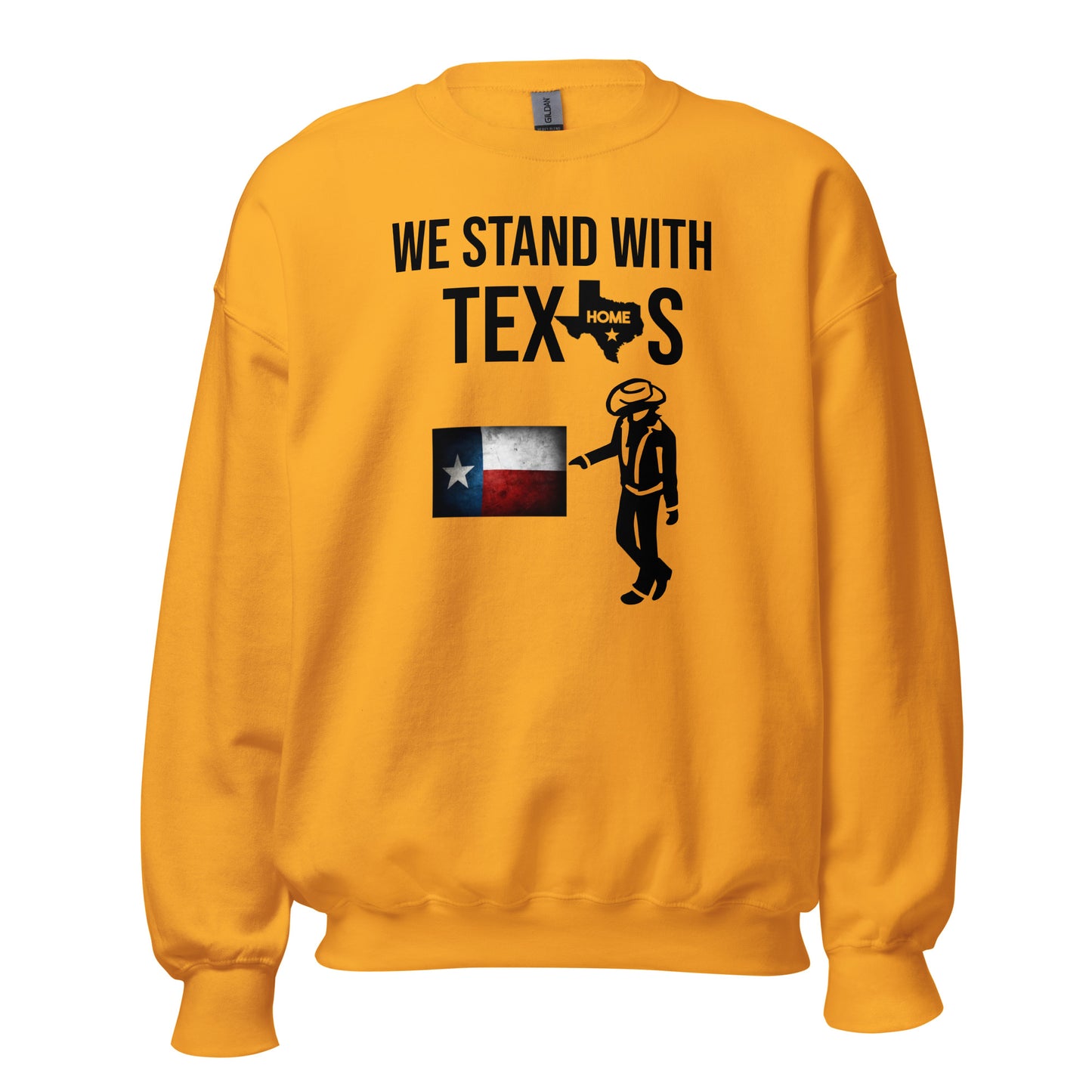 We Stand With Texas Sweatshirt - Texy Pride