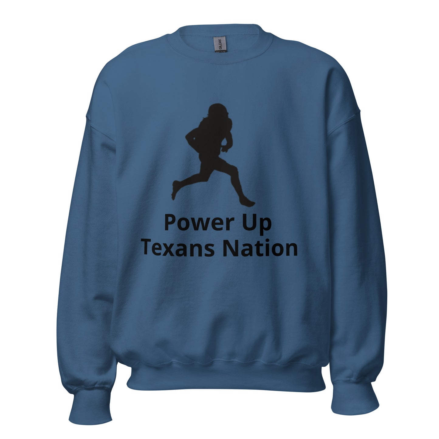 Power Up Texans Nation Sweatshirt - Texy Pride