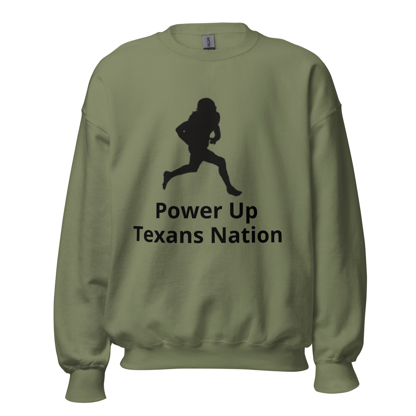 Power Up Texans Nation Sweatshirt - Texy Pride