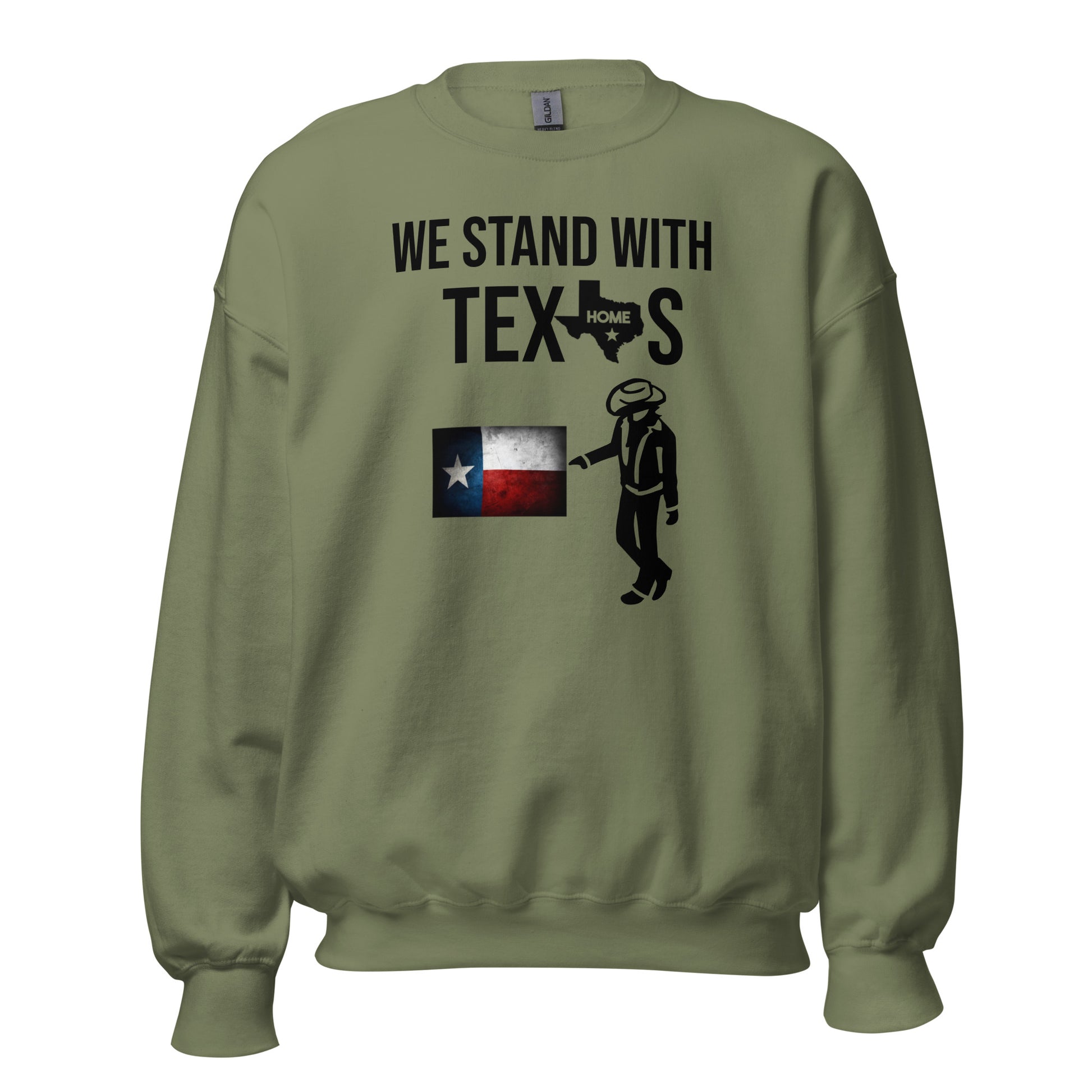 We Stand With Texas Sweatshirt - Texy Pride