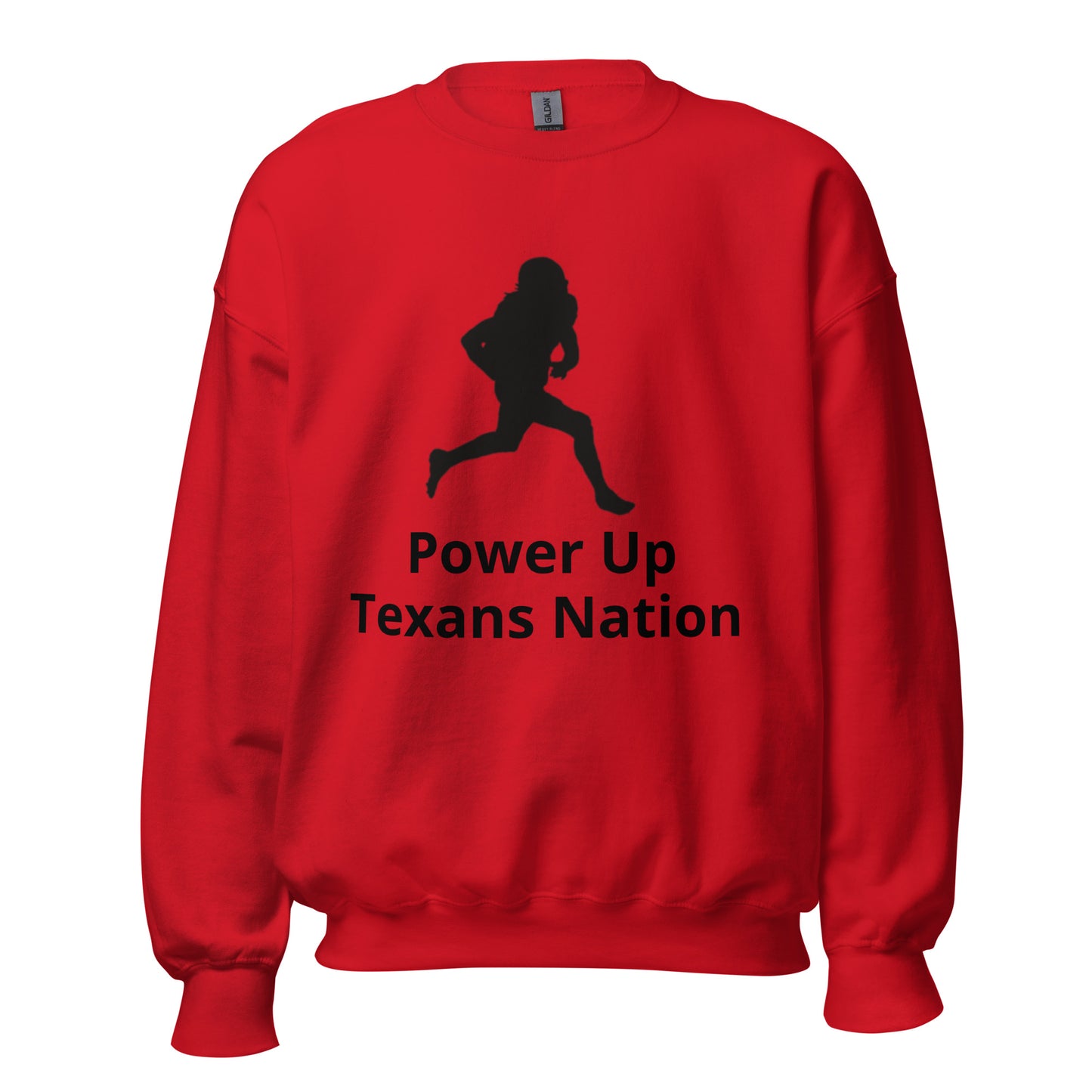Power Up Texans Nation Sweatshirt - Texy Pride
