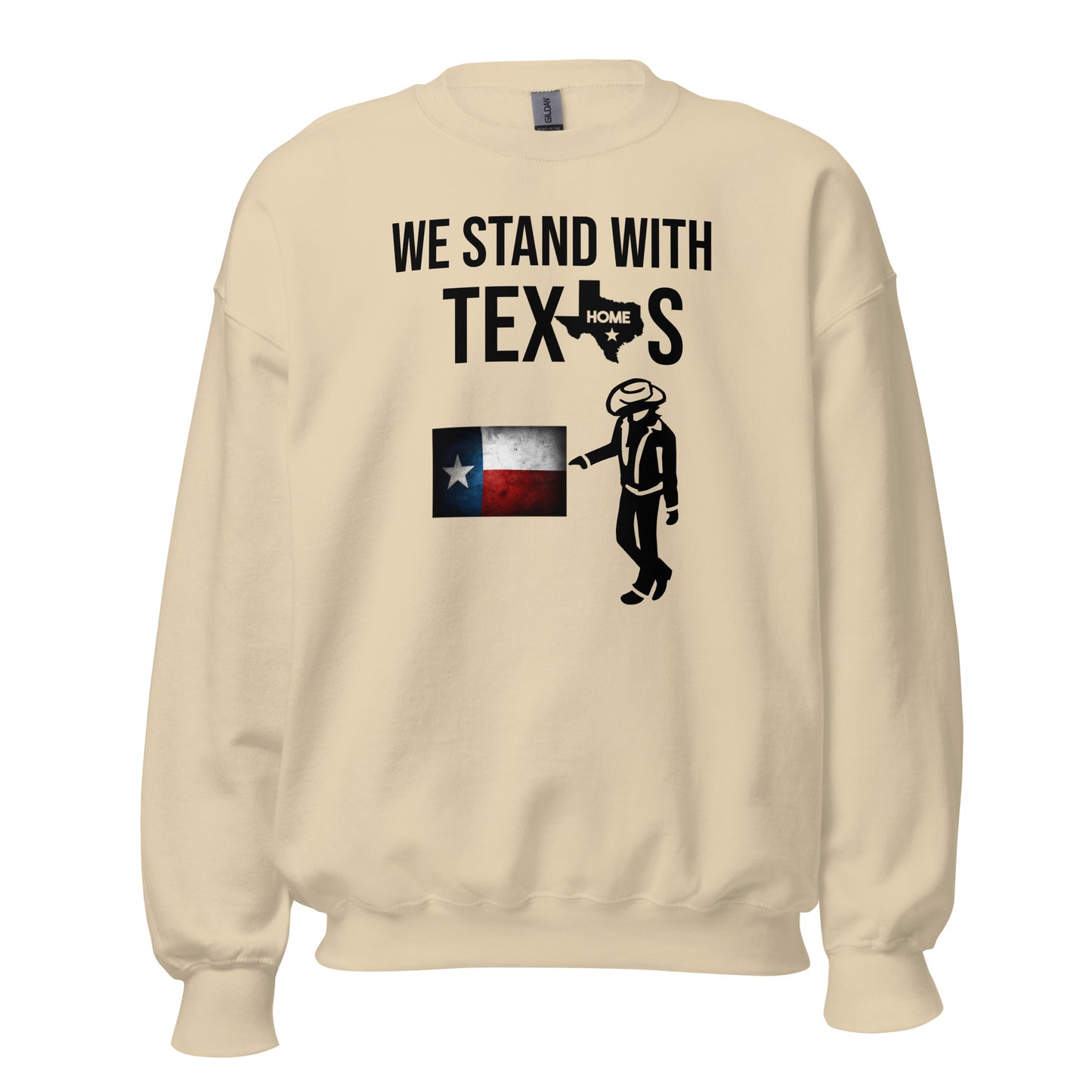 We Stand With Texas Sweatshirt - Texy Pride