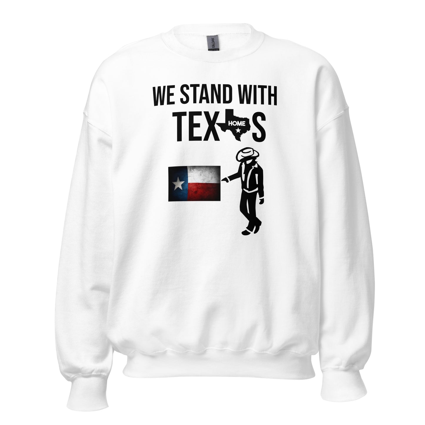 We Stand With Texas Sweatshirt - Texy Pride