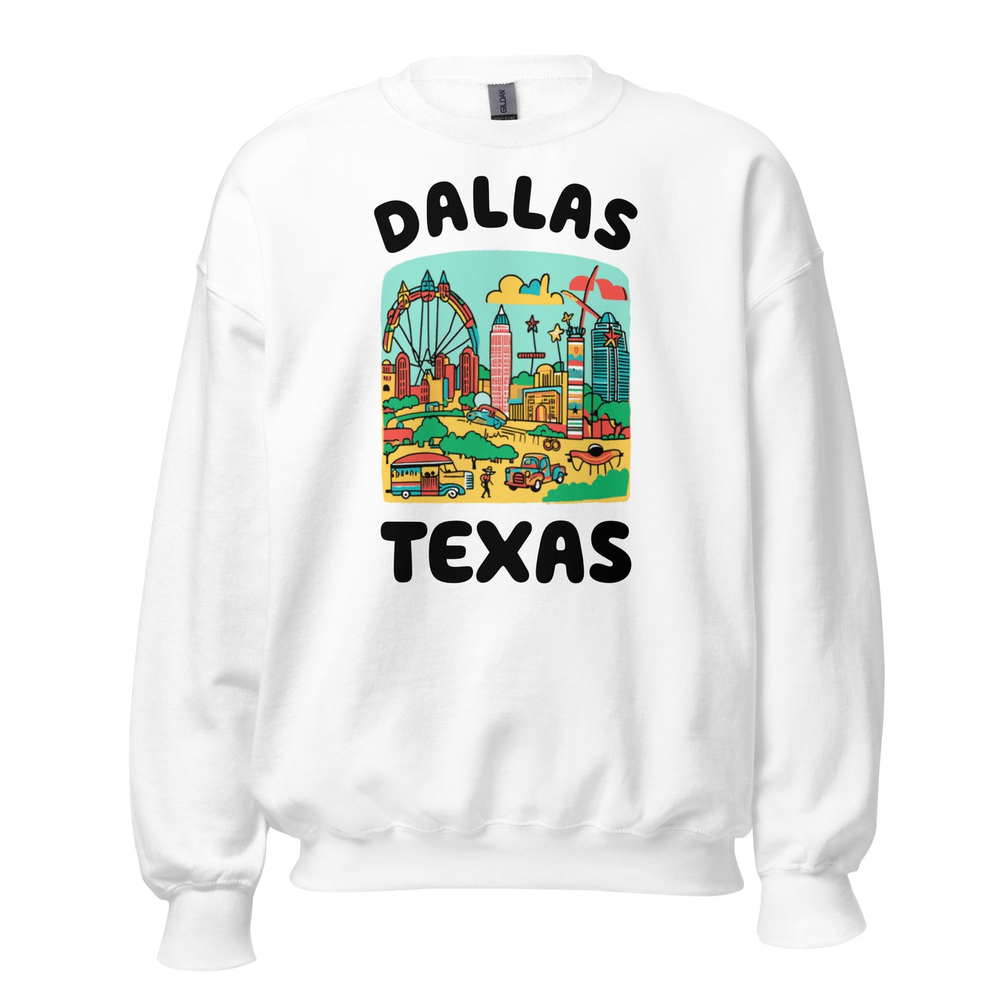 Dallas, Texas Sweatshirt - Texy Pride