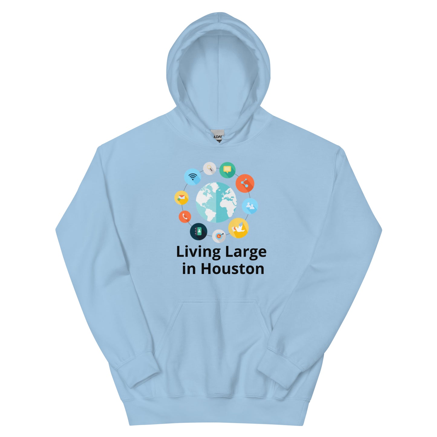 Living Large in Houston Hoodie - Texy Pride