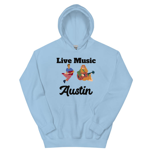 Live Music in Austin Hoodie - Texy Pride