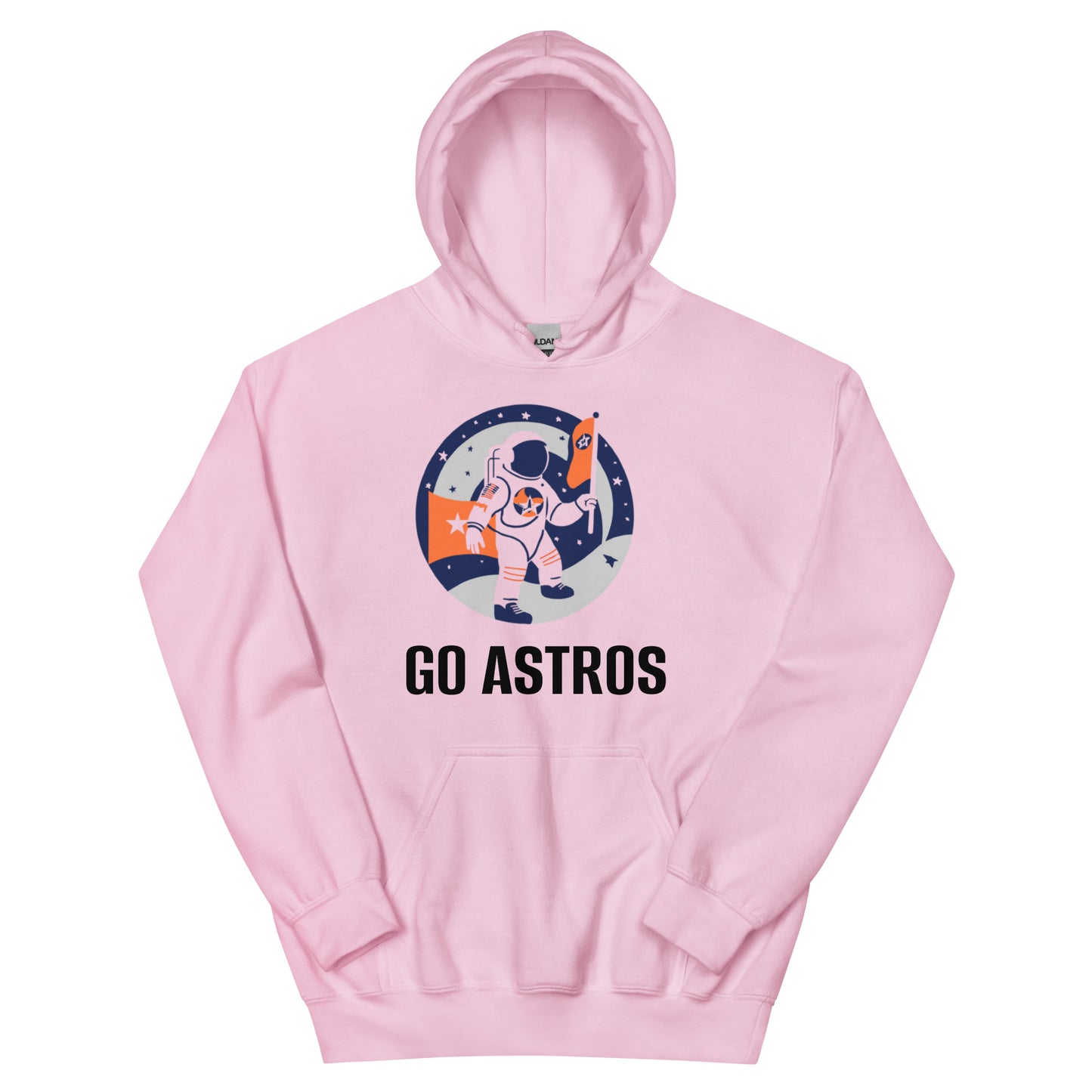 Astros Fan on the Moon Hoodie - Texy Pride
