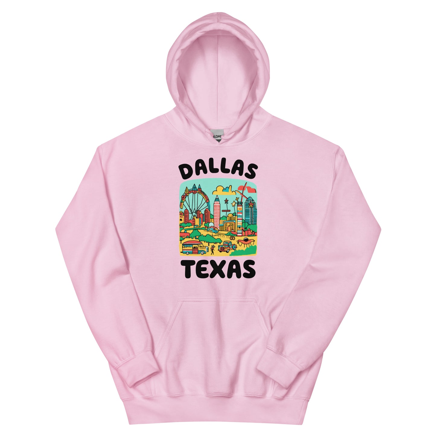 Dallas, Texas Hoodie - Texy Pride
