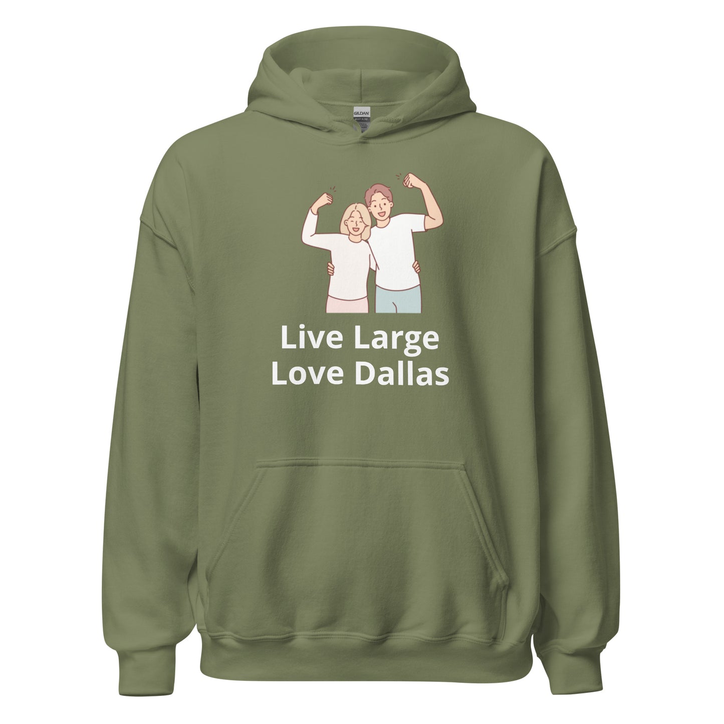 Live Large Love Dallas Hoodie