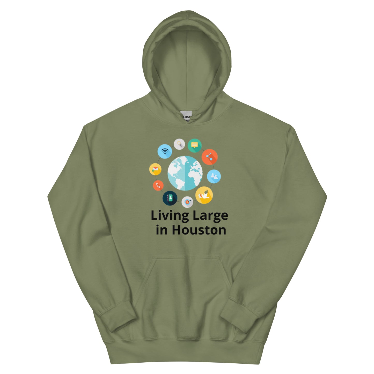Living Large in Houston Hoodie - Texy Pride