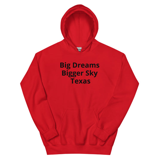 Big Dreams Bigger Sky Texas Hoodie