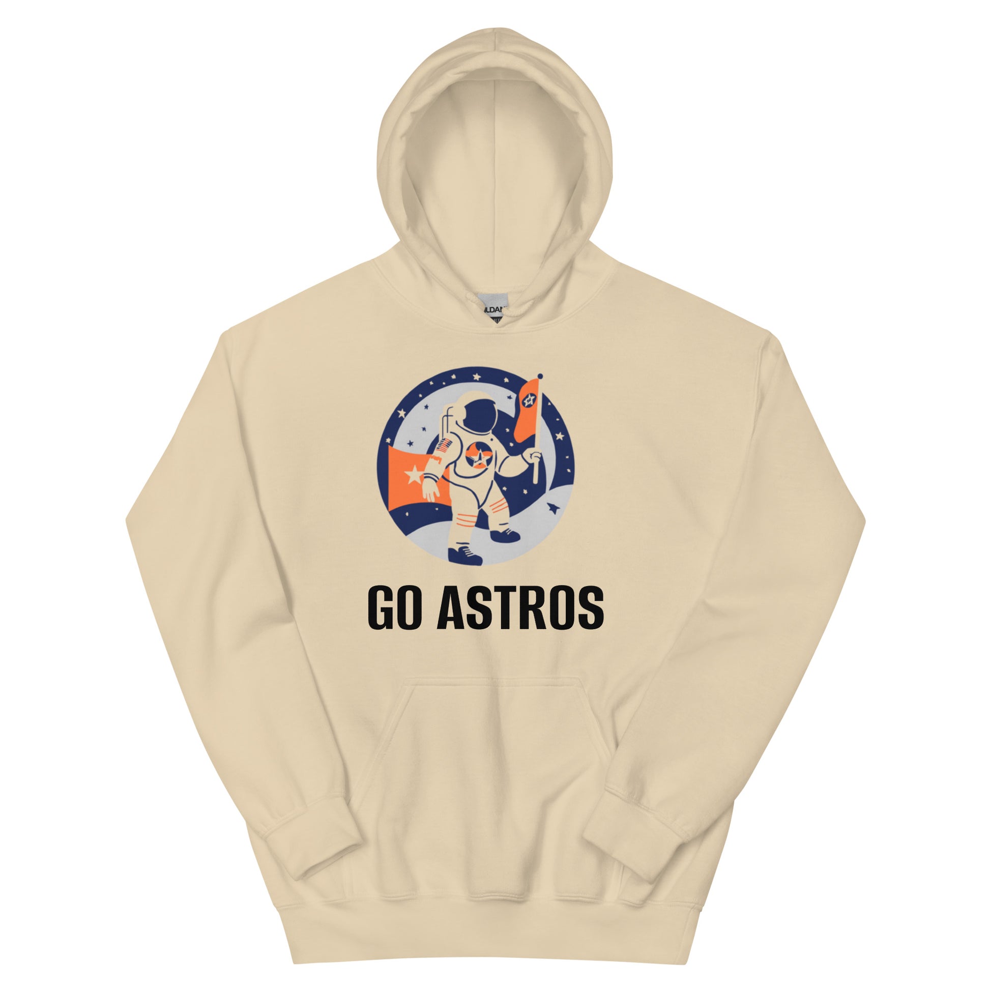 Astros Fan on the Moon Hoodie - Texy Pride
