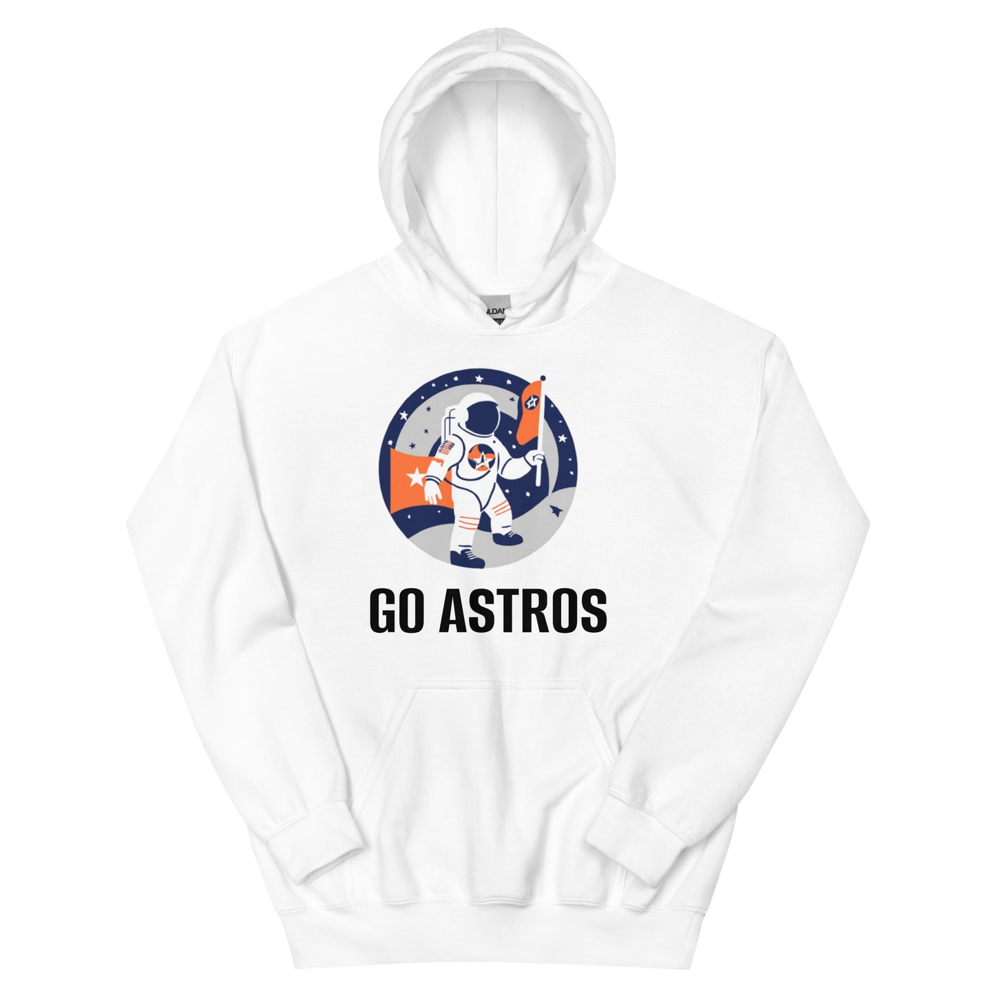 Astros Fan on the Moon Hoodie - Texy Pride