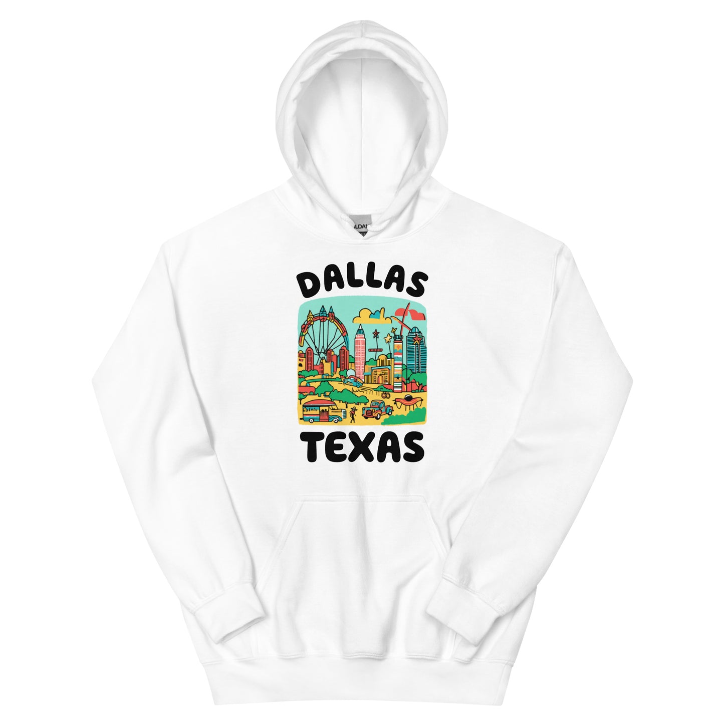 Dallas, Texas Hoodie - Texy Pride
