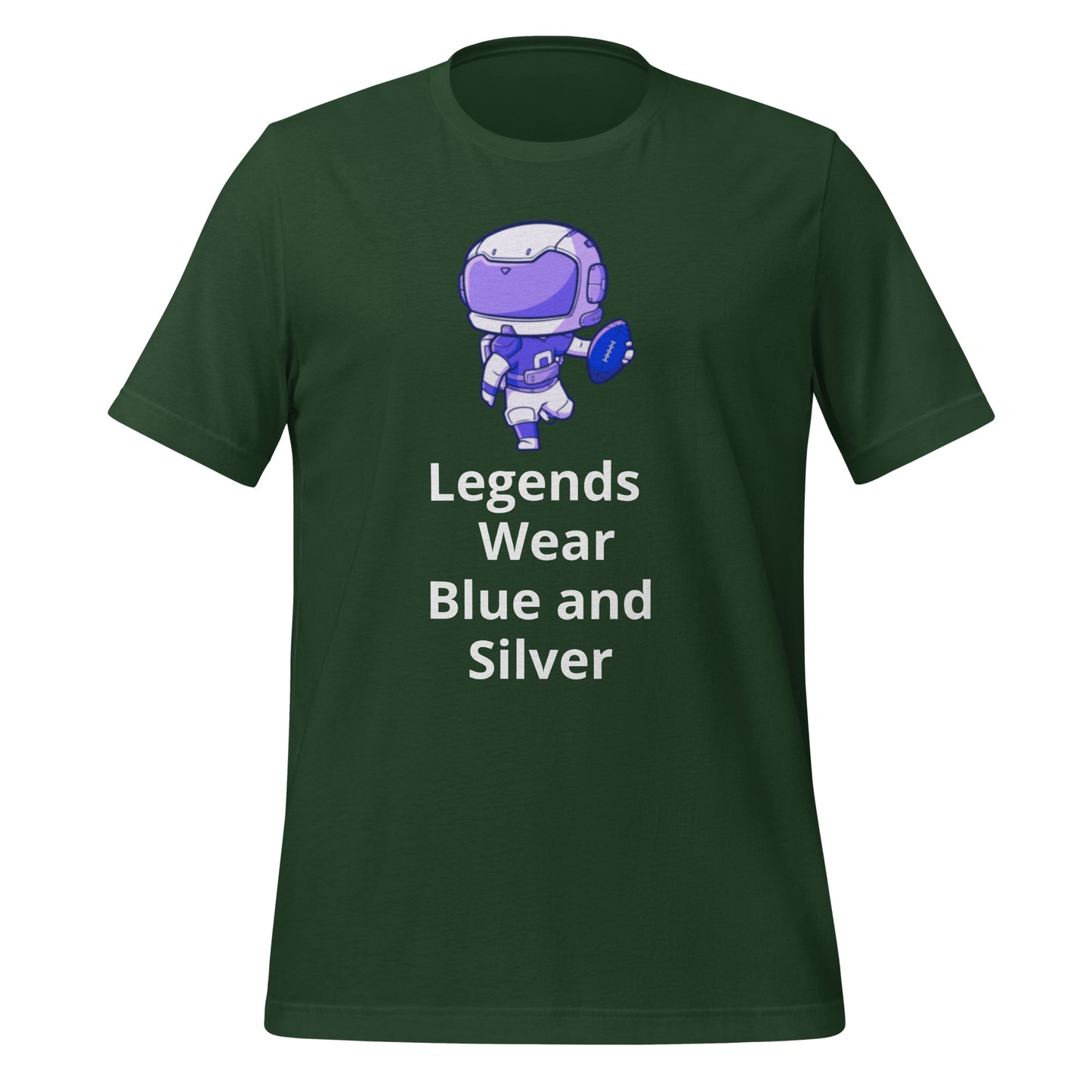 Legends Wear Blue and Silver T-Shirt